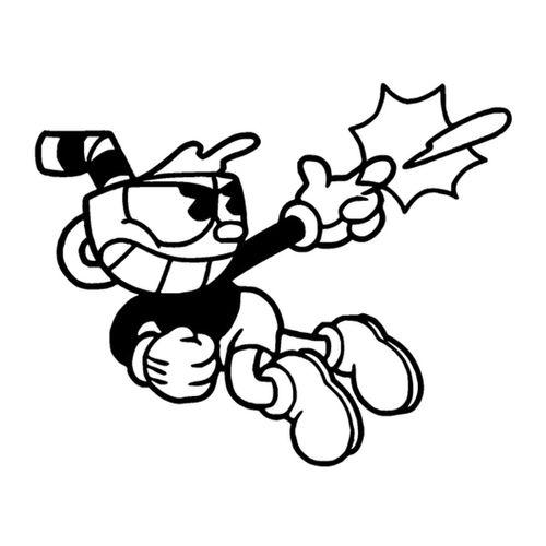 2D Cuphead (Bu ürün Sadece Plastik parçadır - Almadan Önce Soru Sorabilirsiniz)