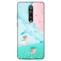 Xiaomi Redmi K20 Pro Kılıf Pastel Renkler (45) Liquid Air Kılıf Mavi Toz Pembe