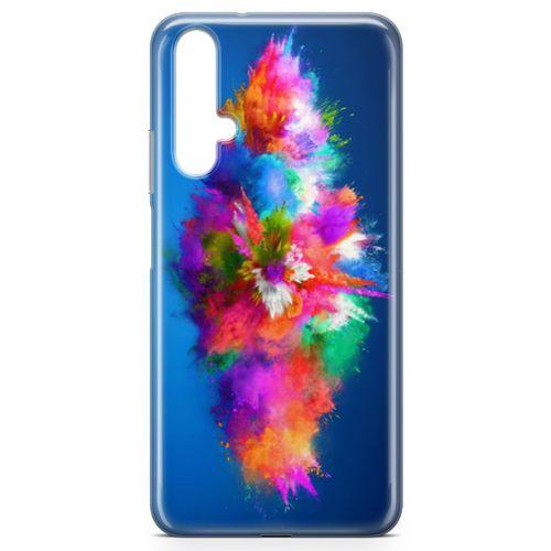 Honor View 20 Kılıf Toz Bombası Arka Kapak Koruma Desenli Full Koruyucu