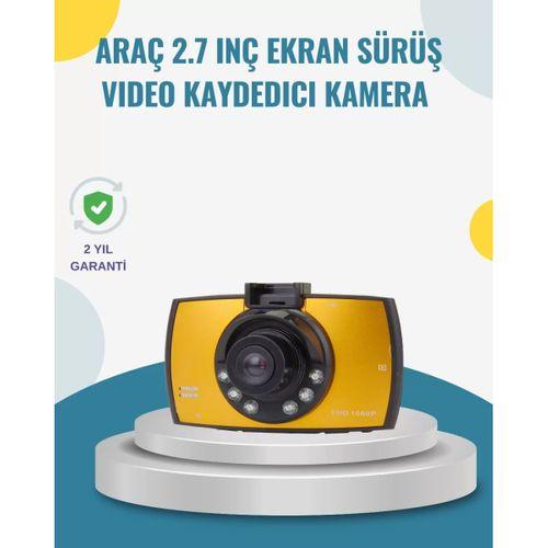 Araç İçi Hd Dvr Kamera G Sensor Ve Hareket Algılama Özellikli