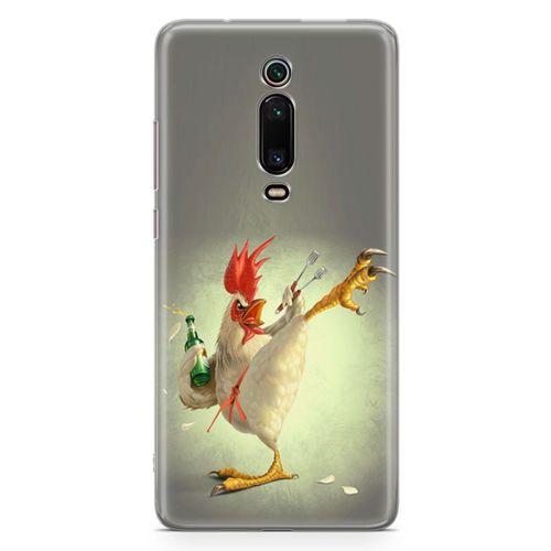 Xiaomi Redmi K20 Pro Kılıf Çılgın Tavuk Arka Kapak Koruma Desenli Full Koruyucu