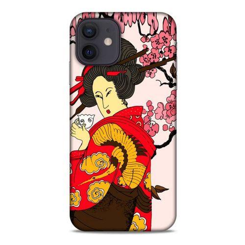 Apple iPhone 12 Kılıf Japonya (10) Full Koruma Kılıfı Japon Geyşa