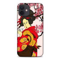 Apple iPhone 12 Kılıf Japonya (10) Full Koruma Kılıfı Japon Geyşa