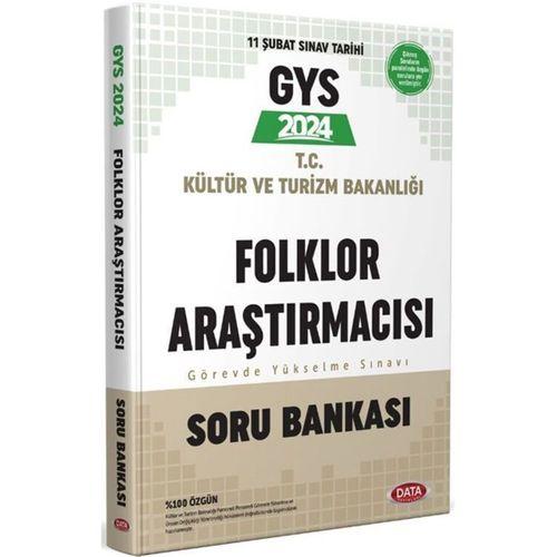 2024 GYS T.C Kültür Ve Turizm Bakanlığı Folklor Araştırmacısı Soru Bankası Data Yayınları
