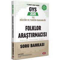 2024 GYS T.C Kültür Ve Turizm Bakanlığı Folklor Araştırmacısı Soru Bankası Data Yayınları
