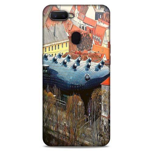 Oppo Ax7 Kılıf Dünya Mimarisi (32) Soft Silikon Kılıf Kunsthaus Müzesi Avusturya