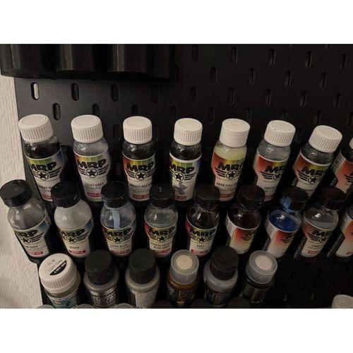 IKEA Skadis Pegboard için 32mm Boya Şişesi Düzenleyici - Sanatınızı Düzenleyin! 6897672