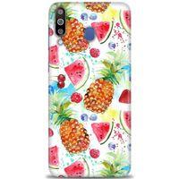 Samsung Galaxy M30 Kılıf HD Baskılı Kılıf - Meyveler + Tam Ekran Koruyucu