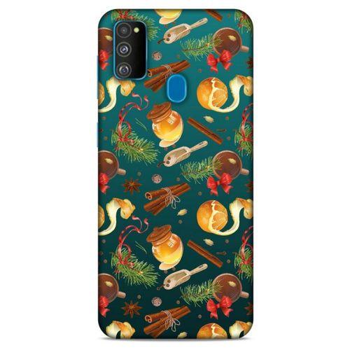 Frutix Portakal 01 Samsung Galaxy M30s Kılıf Desenli Silikon