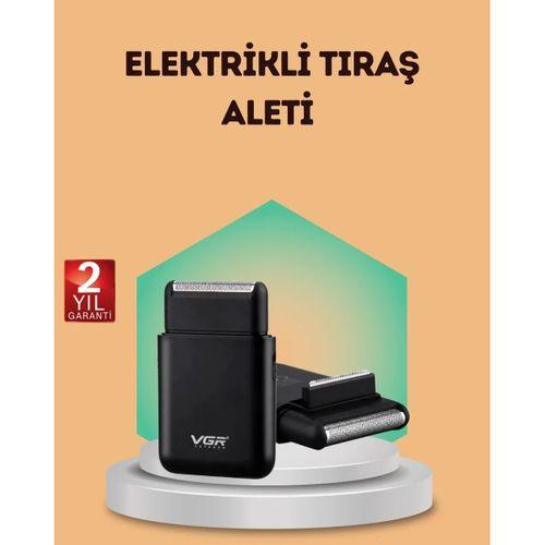 Çift Başlıklı Elektrikli Tıraş Makinesi | Suya Dayanıklı, Hafif Ve Ergonomik