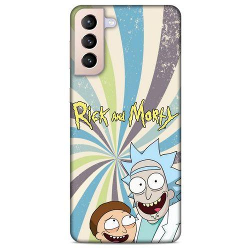 Samsung Galaxy S21 Plus Uyumlu Kılıf Rick And Morty (3) Kapak President Morty