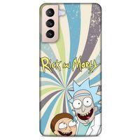 Samsung Galaxy S21 Plus Uyumlu Kılıf Rick And Morty (3) Kapak President Morty