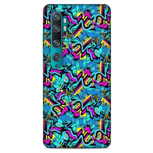 Graffitix (30) Desenli Silikon Kapak Xiaomi Mi Note 10 Kılıf