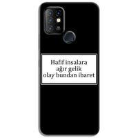 Infinix Hot 10 Kılıf HD Yazı Baskılı Silikon Arka Kapak - Yazı 2