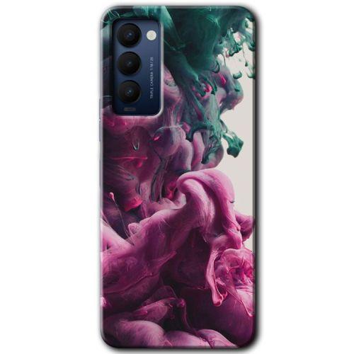 Potkal Hediye Fabrikası Tecno Camon 18 Kılıf HD Desen Baskılı Arka Kapak - Liquid Cloud