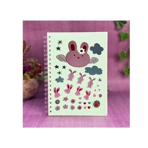 Defter Sticker,Laptop Sticker Tavşan Desenli Pvc 70X50X0,5Cm