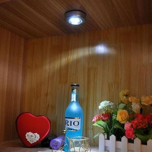 Angel Of Life® Kablosuz Spot Pilli Dokunmatik Led Lamba 3 Ledli Dolap Lambası