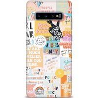 Samsung Galaxy S10 Plus Kılıf HD Baskılı Kılıf - Follow + Tam Ekran Koruyucu