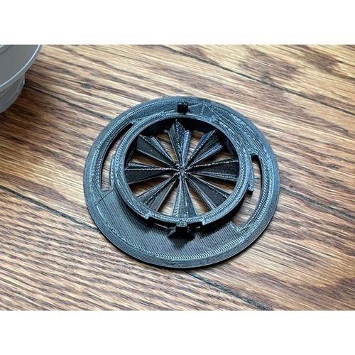 Küçük Duct Yüksek Hız SDHV HVAC Hava Ventil Valfi Kolayca Döner (Bu ürün Sadece Plastik parçadır - Almadan Önce Soru Sorabilirsiniz)