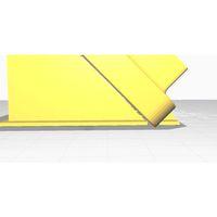 Alt Bölmeli 45 Derece Post-it Tutucu 3D Baskı