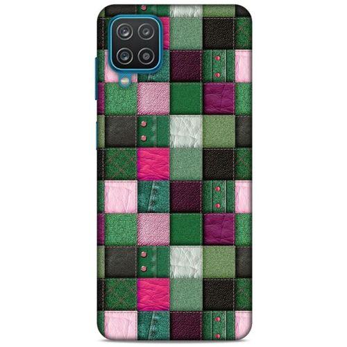 Lopard Samsung Galaxy A12 Uyumlu Kılıf Patchwork (34) Slim Armor Kılıf