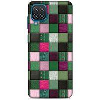 Lopard Samsung Galaxy A12 Uyumlu Kılıf Patchwork (34) Slim Armor Kılıf