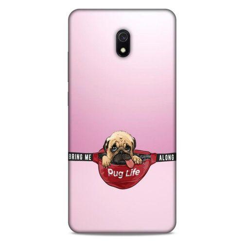 Xiaomi Redmi 8A Kılıf Köpek Kıyafetleri (5) Koruma Kabı Yavru Pug Çanta