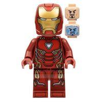 Lego Minifigür Iron Man Mark 50 Armor with Hair sh0828