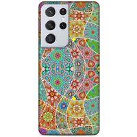 Lopard Samsung Galaxy S21 Ultra Uyumlu Kılıf Ethnic Culture (55) Koruma Kabı