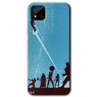 MRCİLETİSİM Realme C11 Kılıf HD Desen Baskılı Arka Kapak + Temperli Cam - Avengers Team