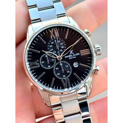 Daniel Klein Erkek Kol Saati 30 Metre Suya Dayanıklı Çelik Kordon + Bileklik Hediyeli VS.BLKT.0719