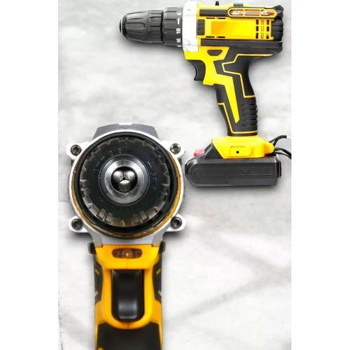 Metal Dişli 24w Akülü Matkap -çift Bataryalı Ve Led Çalışma Işığı İle Tam Set