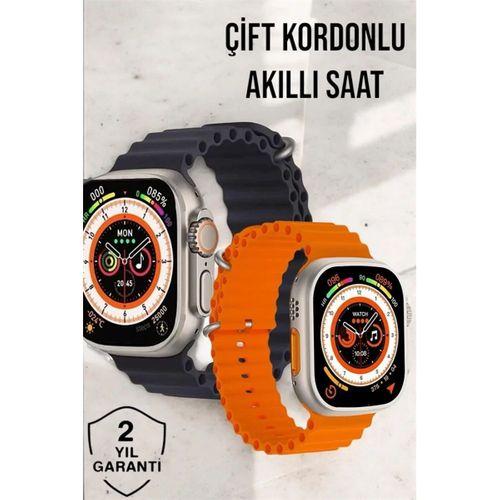 Bluetooth Bağlantılı Nabız, Kan Basıncı, Oksijen Ölçer Akıllı Saat