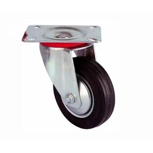 Servis Tekeri - Tablalı Siyah Döner - Çap 125 Mm