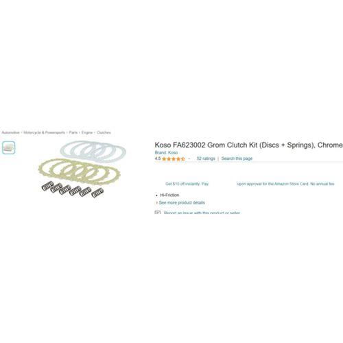 Honda Grom / Monkey Debriyaj Sepeti (Bu ürün Sadece Plastik parçadır - Almadan Önce Soru Sorabilirsiniz)