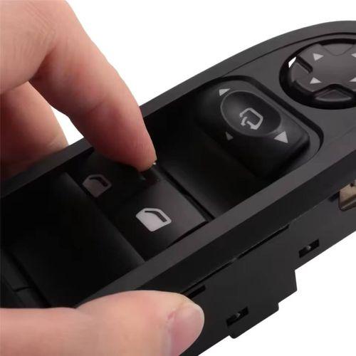 Peugeot 508 Sol Ön Cam Açma Düğmesi Anahtarı 2009-2017 Siyah