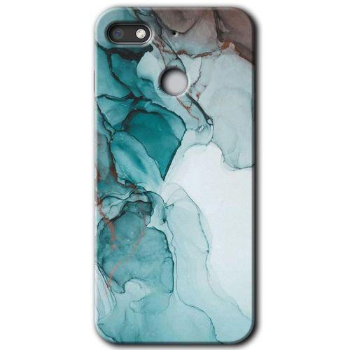 Potkal Hediye Fabrikası General Mobile GM 8 Go Kılıf HD Desen Baskılı Arka Kapak - Buzul Mermer