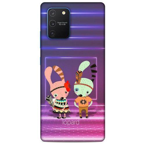 Samsung Galaxy S10 Lite Kılıf FunnyMaX (4) Koruma Kılıfı Mor Pembe