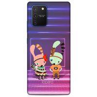 Samsung Galaxy S10 Lite Kılıf FunnyMaX (4) Koruma Kılıfı Mor Pembe