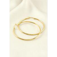 Halka Lüks Çelik Küpe 5,5 cm