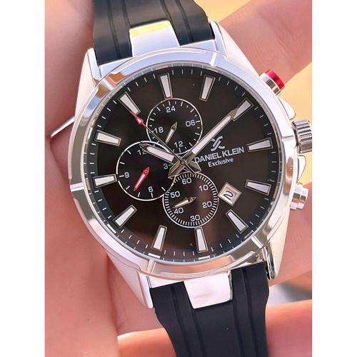 Daniel Klein Silikon Kordon İtalyan Tasarım Bileklik Hediyeli 2Yıl Garantili Erkek Kol Saati 10691.1