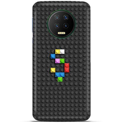 Lopard İnfinix Note 7 Uyumlu Kılıf BloX (31) TPU Kılıf Ş Harfi