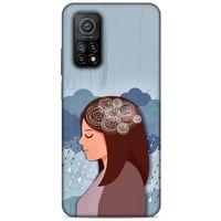 Xiaomi Mi 10T 5G Kılıf Depresyon (30) Silicone Case Şeker Pembe Sarı