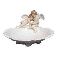 Wise Biblolar - Porselen Melek Biblo 21x21x13 cm Dekoratif Obje Hediyelik