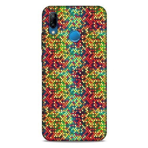 Geometrix 53 Huawei P20 Lite Kılıf Silikon Kapak