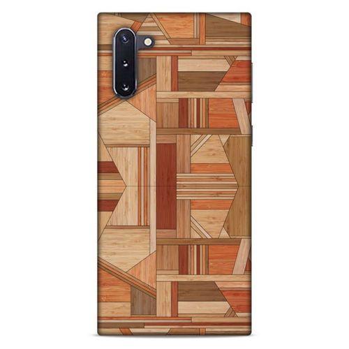 Lopard Samsung Galaxy Note 10 Uyumlu Kılıf Wood'X (43) Thin Fit Kılıf Baskılı