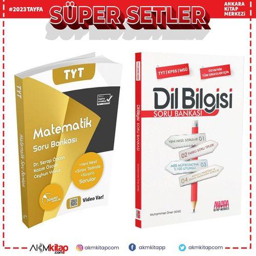 Doktrin Yayınları TYT Matematik ve AKM Dil Bilgisi Soru Bankası Seti 2 Kitap