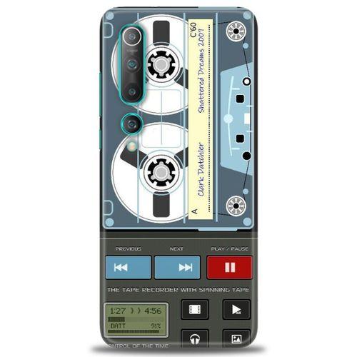 Xiaomi Mi 10 Kılıf HD Baskılı Kılıf - Nostaljik Kaset + Tam Ekran Koruyucu