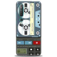 Xiaomi Mi 10 Kılıf HD Baskılı Kılıf - Nostaljik Kaset + Tam Ekran Koruyucu