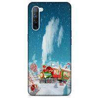 Oppo Reno 3 Kılıf Snowix (11) Tam Koruma Yeşil Kırmızı